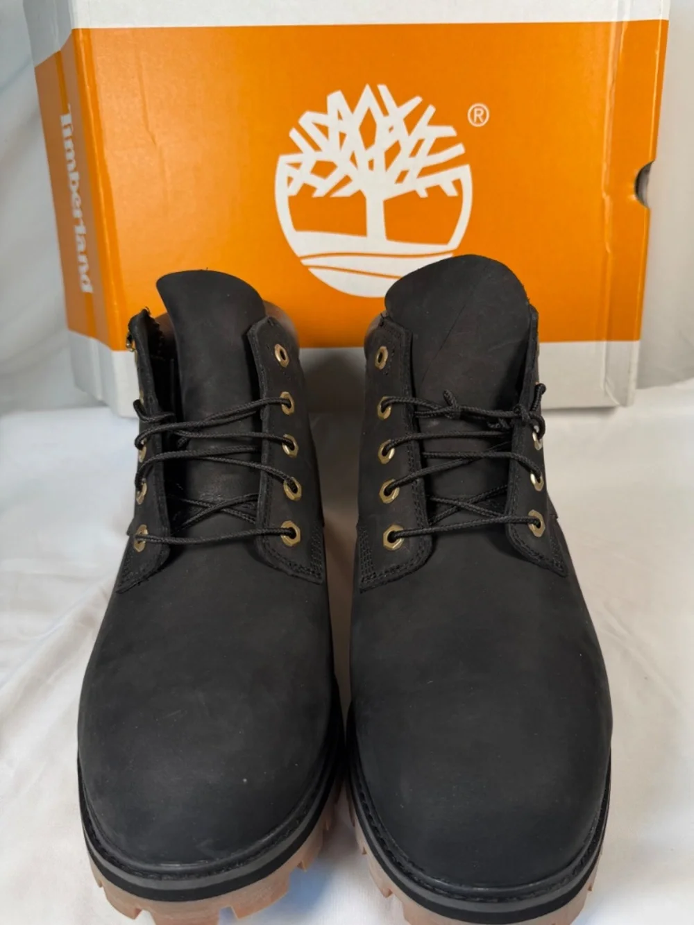 Timberland Rockaway Mid LC Waterproof Chukka Boots Black Nubuck Men’s Size 11